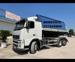 VOLVO FH 12 460 CON CASSONE RIB.BIL. 8 TON